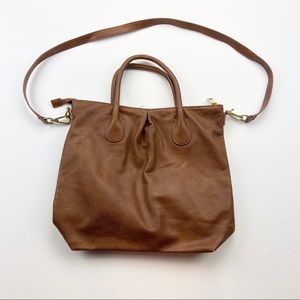 H&M Tote Bag Large Brown Tan Purse